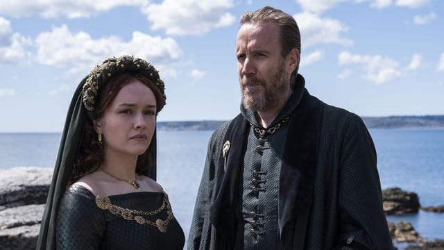 Olivia Cooke und Rhys Ifans: Sie spielen Alicent Hightower und Otto Hightower in der "Game of Thrones"-Vorgeschichte "House of the Dragon".