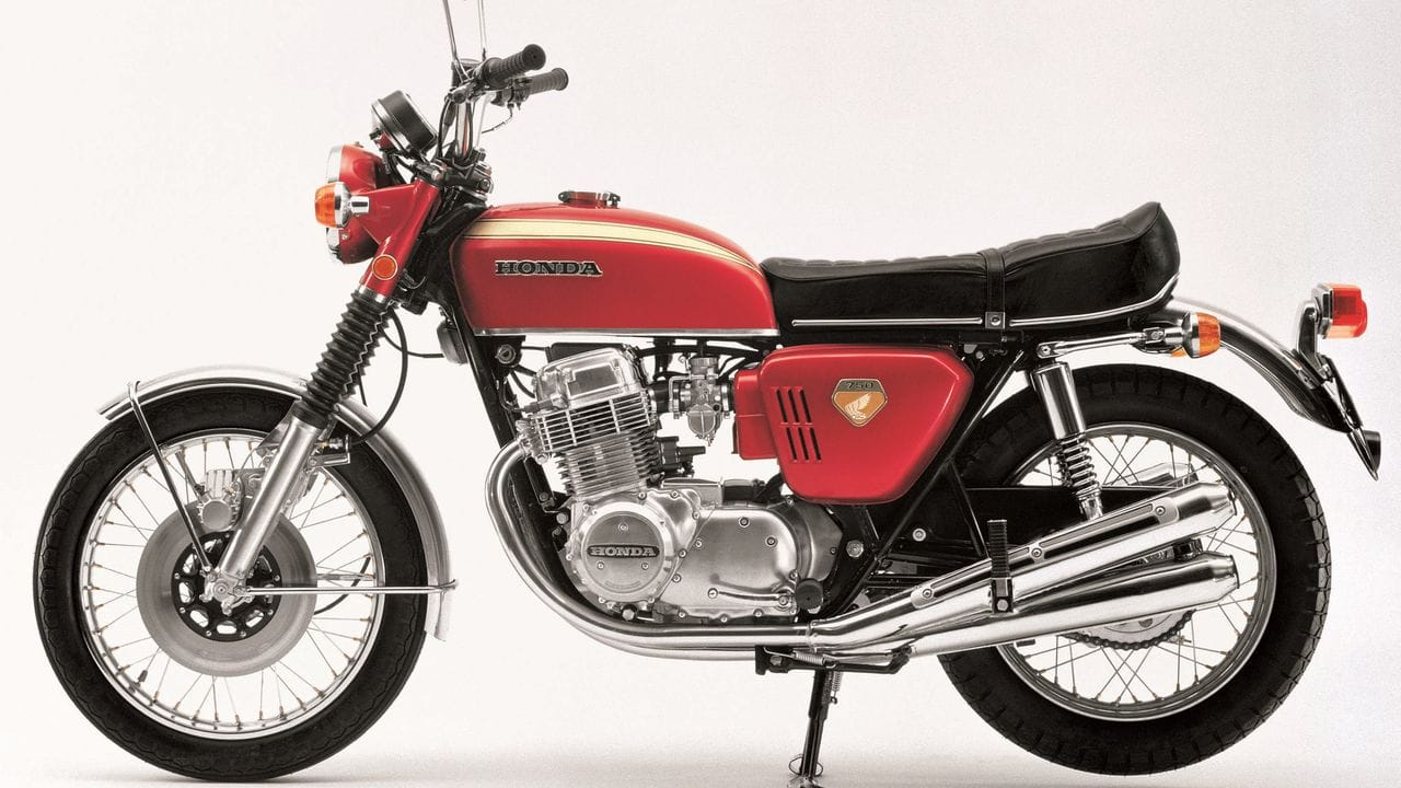 Fab Four: Die Honda CB 750 Four gilt als erstes Großserienmotorrad mit Vierzylinder-Reihenmotor.