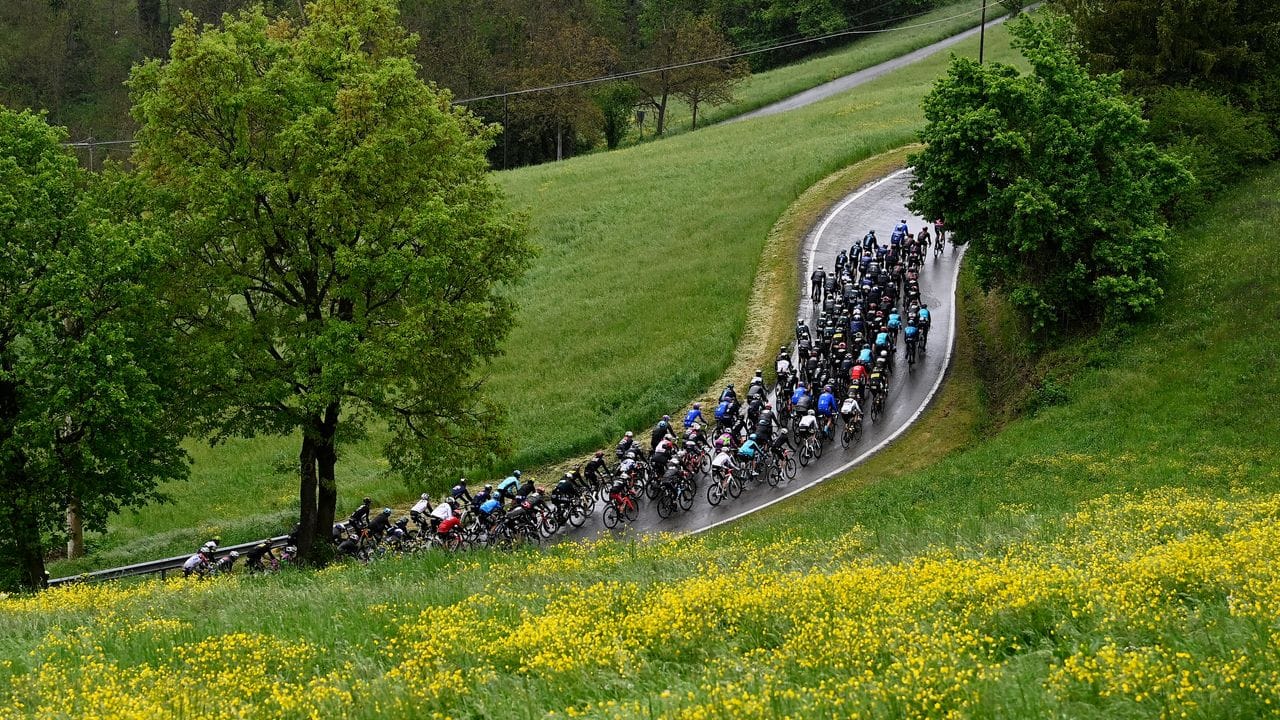 Die vierte Etappe des Giro d’Italia führte über 187 Kilometer von Piacenza nach Sestola.