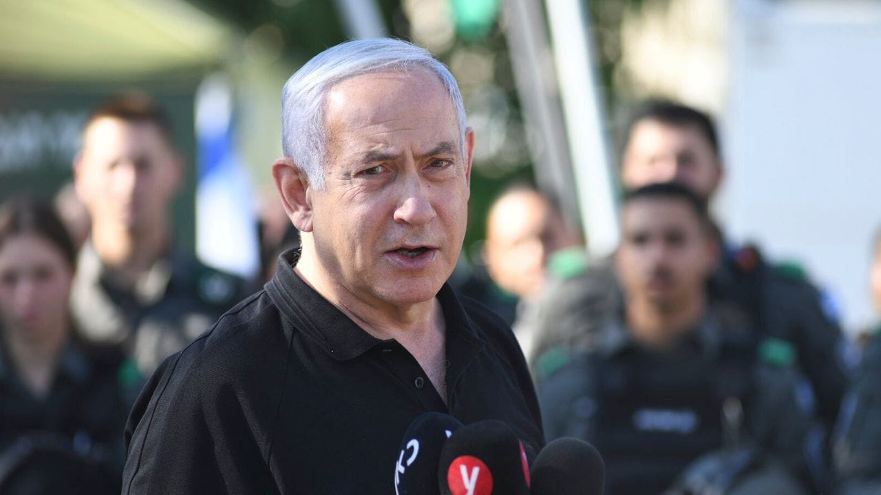 "Mit großer Entschlossenheit werden wir unser Ziel erreichen": Israels Ministerpräsident Benjamin Netanjahu.