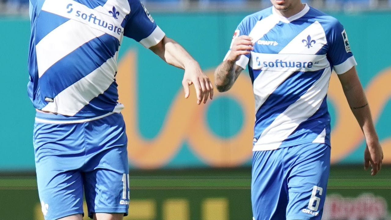 Darmstadts Stürmer Serdar Dursun traf gegen Heidenheim gleich viermal.
