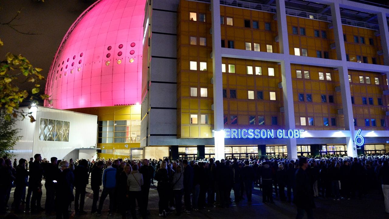 Die Globen-Arena - Ort auch für internationale Konzerte. Die Globen-Arena - Ort auch für internationale Konzerte.