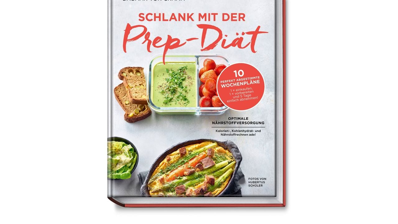 Dagmar von Cramm: "Schlank mit der Prep-Diät", Becker Joest Volk Verlag, 208 Seiten, 24,00 Euro, ISBN: 978-3954531714. Dagmar von Cramm: "Schlank mit der Prep-Diät", Becker Joest Volk Verlag, 208 Seiten, 24,00 Euro, ISBN: 978-3954531714.