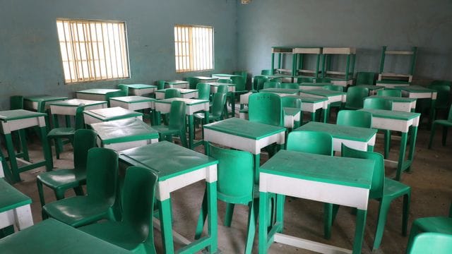 Aus dieser nigerianischen Schule wurden erst im Februar Hunderte Schulkinder verschleppt. Aus dieser nigerianischen Schule wurden erst im Februar Hunderte Schulkinder verschleppt.
