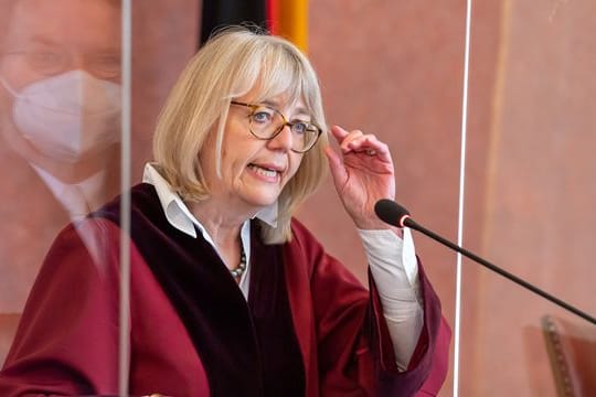 Jutta Förster, vorsitzende Richterin am Bundesfinanzhof, bei der Urteilsverkündung.