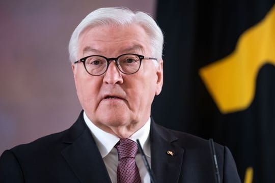 Bundespräsident Frank-Walter Steinmeier gibt im Schloss Bellevue bekannt, dass er für eine zweiten Amtszeit bereitsteht.