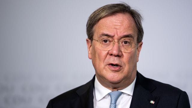 "Angela Merkel ist die Bundeskanzlerin der Union und wird uns unterstützen": Armin Laschet. "Angela Merkel ist die Bundeskanzlerin der Union und wird uns unterstützen": Armin Laschet.
