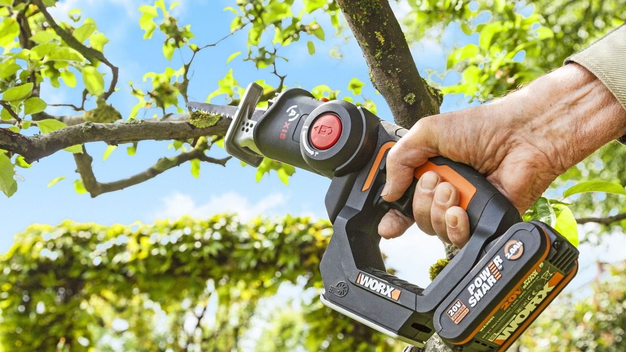 Einige Säbelsägen mit Akku sind vielseitig einsatzbar - das Modell von Worx schnitt auch in der Kategorie Preis-Leistung am besten ab. Einige Säbelsägen mit Akku sind vielseitig einsatzbar - das Modell von Worx schnitt auch in der Kategorie Preis-Leistung am besten ab.