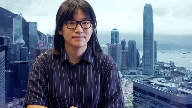 Wurde in Hongkong festgenommen: Chow Hang-Tung, Organisatorin des früher jährlichen Gedenkens an die blutige Niederschlagung der Demokratiebewegung am 4.