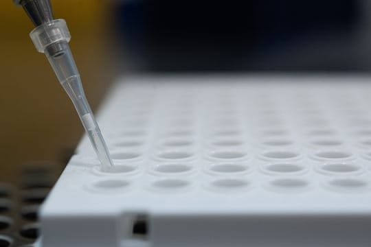 Ein PCR-Test wird für die Untersuchung auf die Corona-Variante vorbereitet.