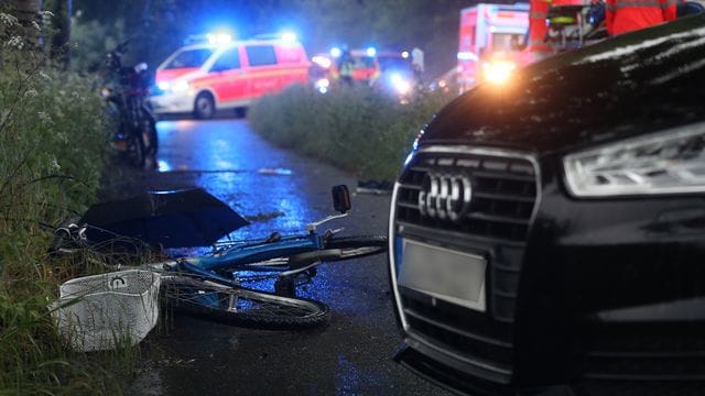 Eine Zwölfjährige wurde bei dem Unglück im Düsseldorfer Naturschutzgebiet Urdenbacher Kämpe lebensgefährlich verletzt - ihre Mutter musste mit einem Schock behandelt werden. Eine Zwölfjährige wurde bei dem Unglück im Düsseldorfer Naturschutzgebiet Urdenbacher Kämpe lebensgefährlich verletzt - ihre Mutter musste mit einem Schock behandelt werden.