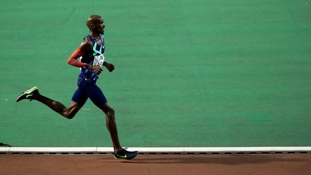 Mo Farah hat die Olympia-Norm über die 10.