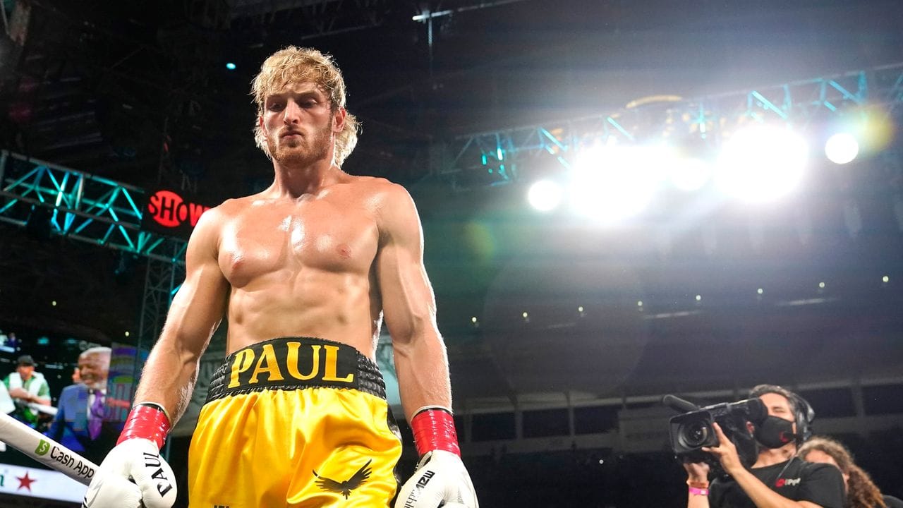 Logan Paul vor dem Showkampf gegen Floyd Mayweather. Logan Paul vor dem Showkampf gegen Floyd Mayweather.