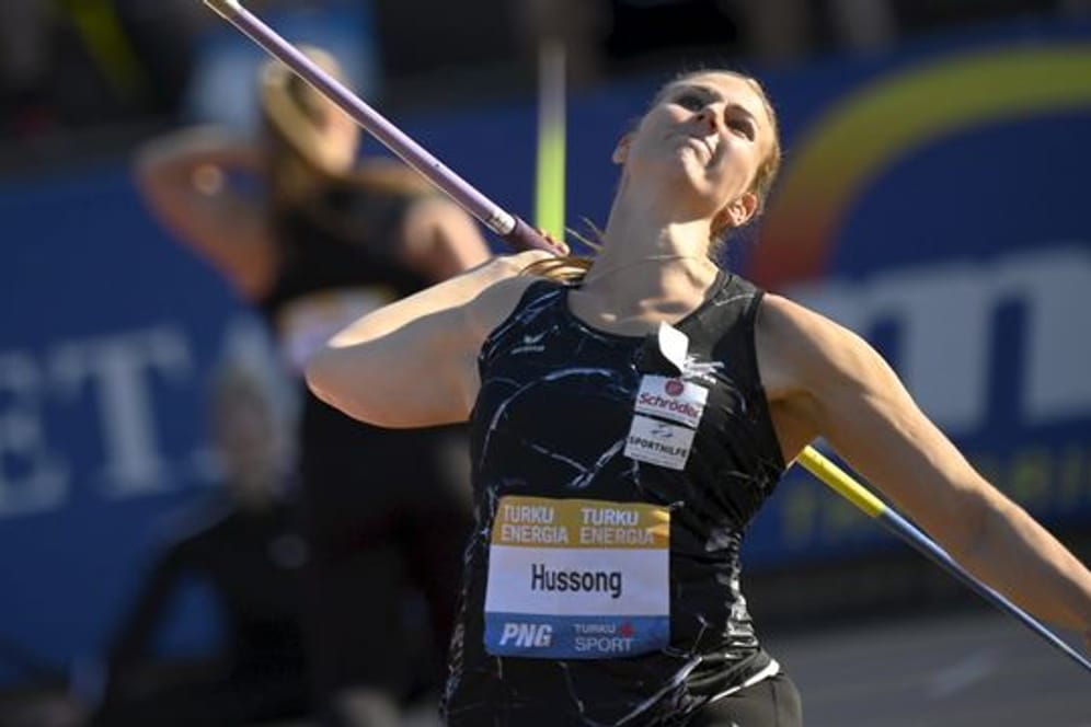 Christin Hussong gewann in Turku.