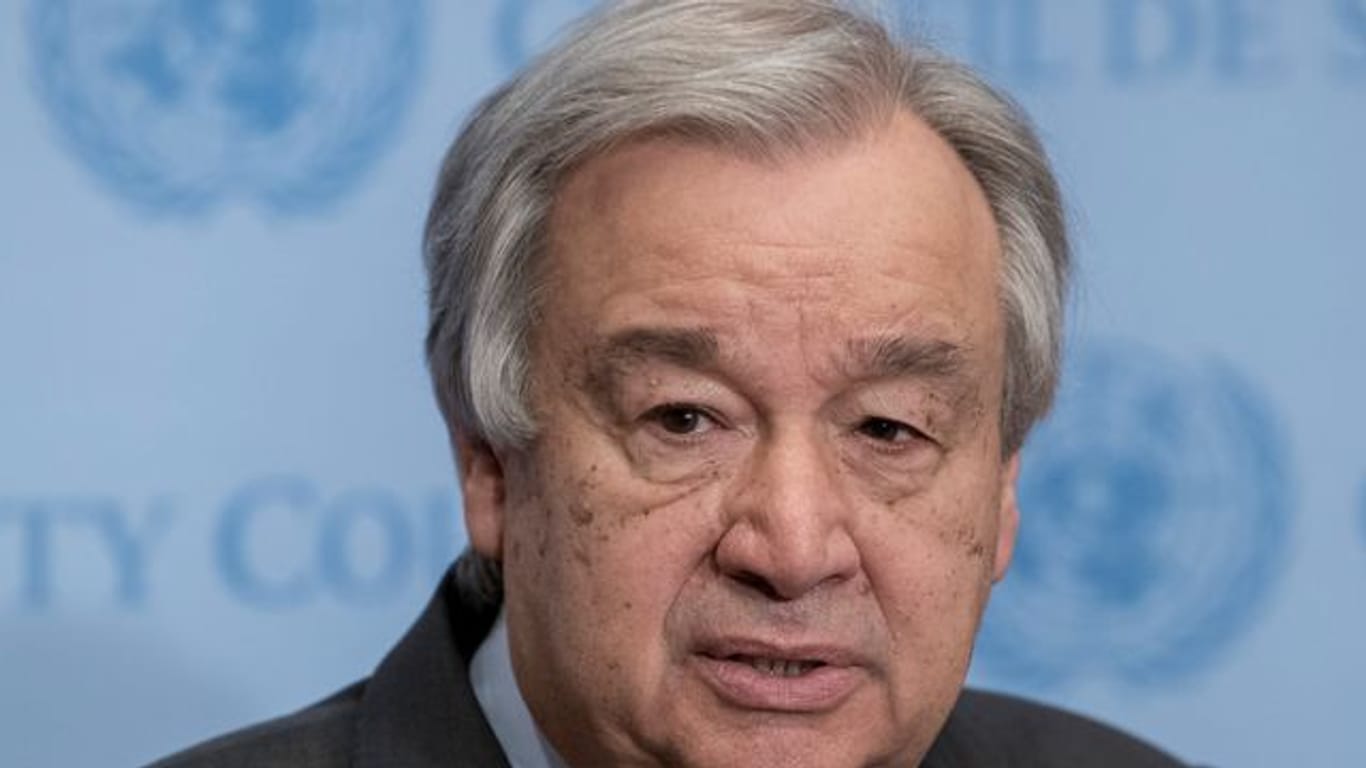UN-Generalsekretär António Guterres bewirbt sich um eine zweite Amtszeit.