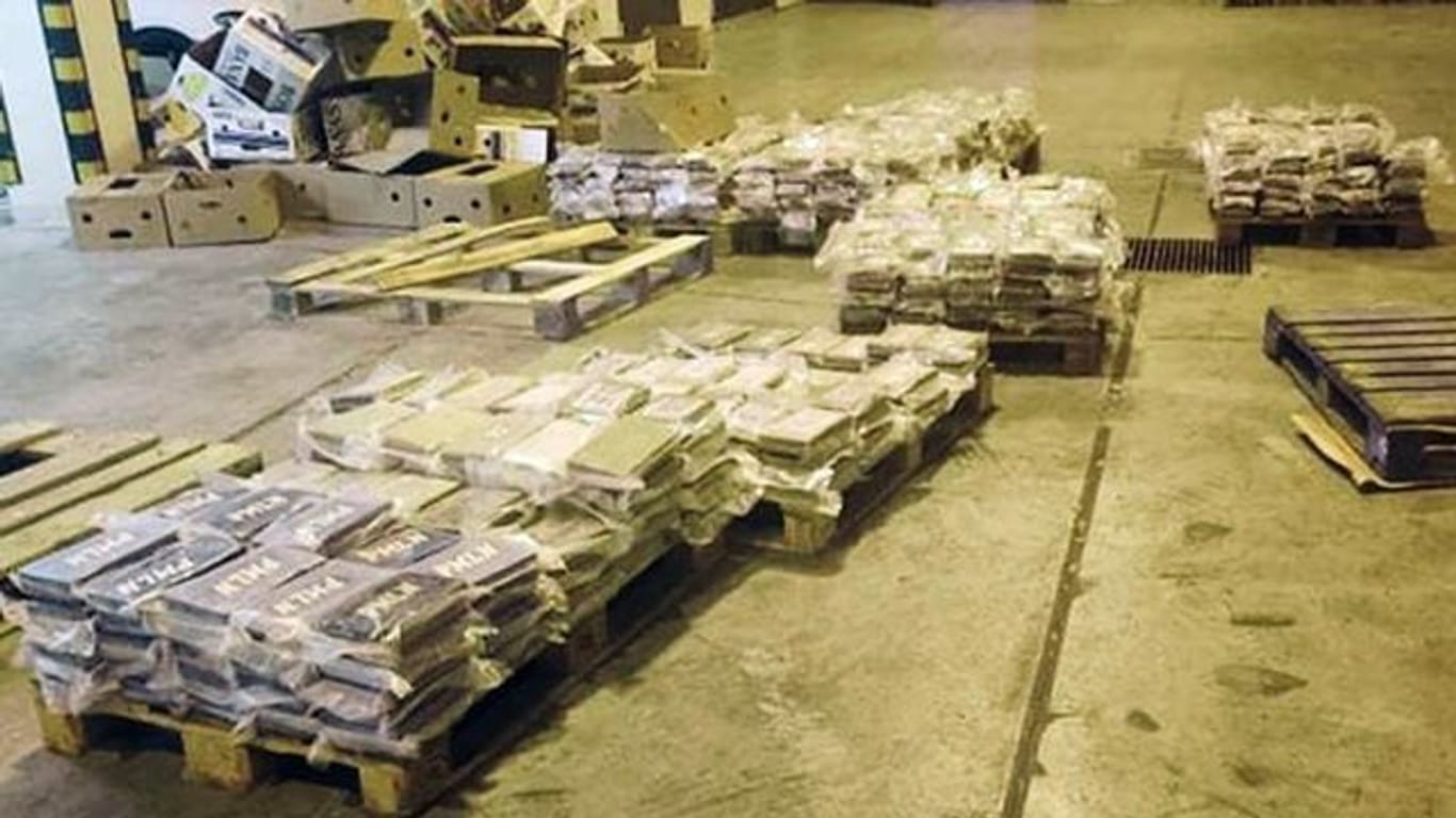Auf Malta wurden 740 Kilogramm Kokain in einem Container mit Bananen aufgespürt.