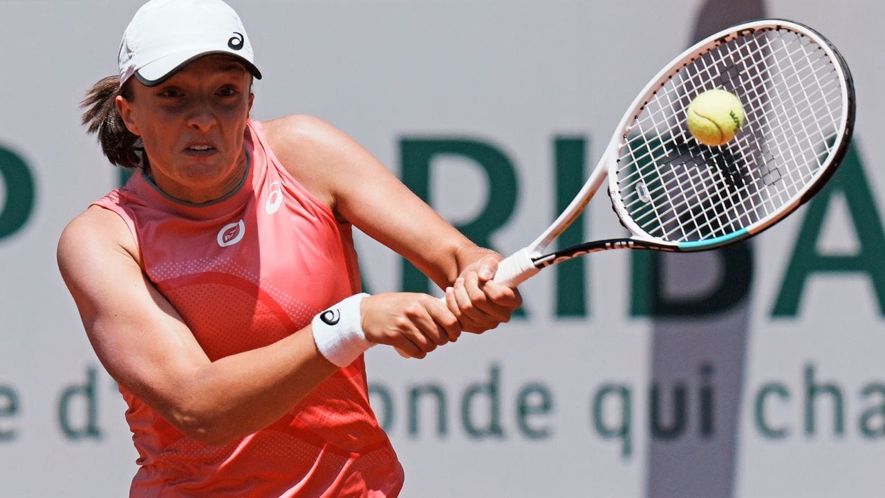 Ist in Paris im Viertelfinale ausgeschieden: Titelverteidigerin Iga Swiatek. Ist in Paris im Viertelfinale ausgeschieden: Titelverteidigerin Iga Swiatek.