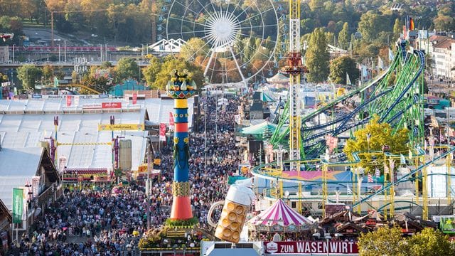 Das Cannstatter Volksfest im Jahr 2019.