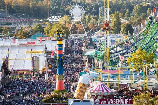 Das Cannstatter Volksfest im Jahr 2019.