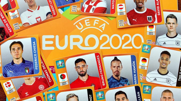 Sammelleidenschaft Panini: Die Bilder zur EM 2020.