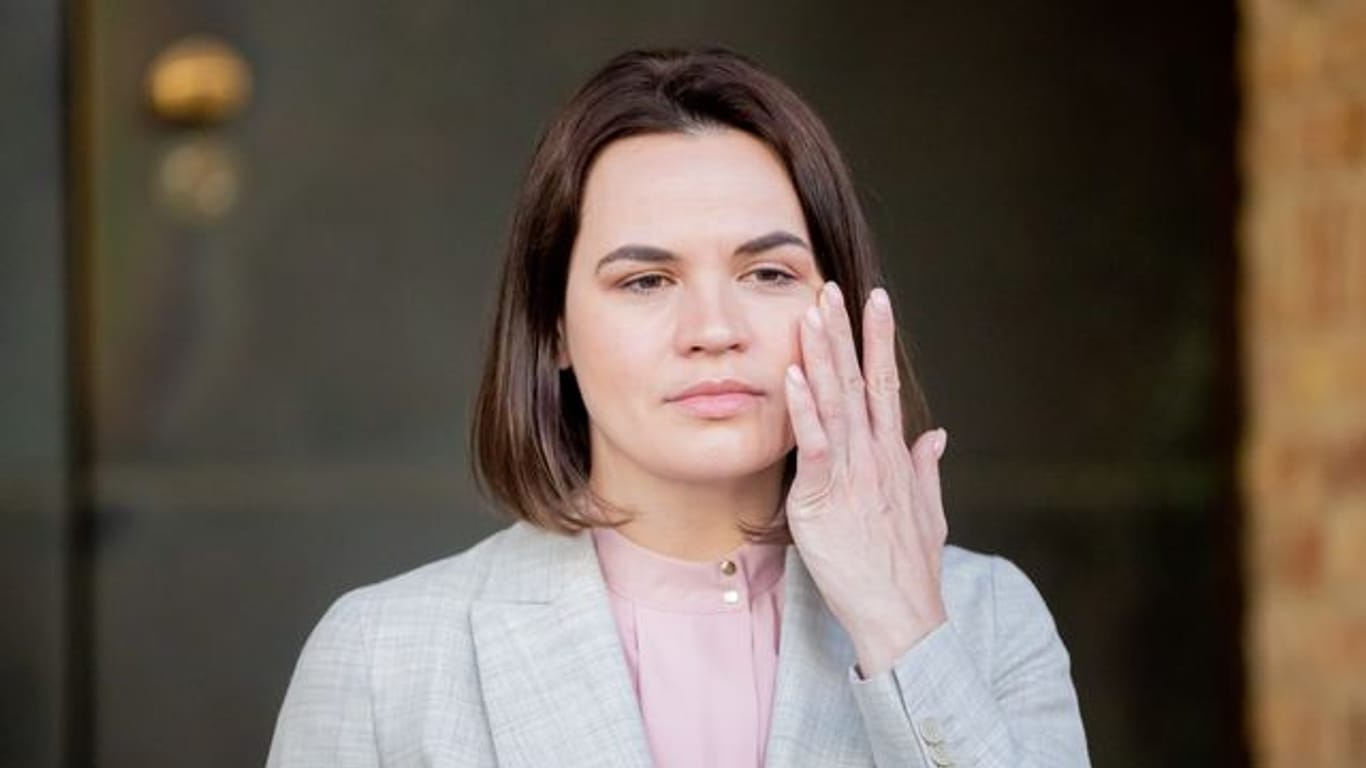 Swetlana Tichanowskaja gilt vielen als Siegerin der umstrittenen Präsidentenwahl in Belarus im vergangenen Jahr.