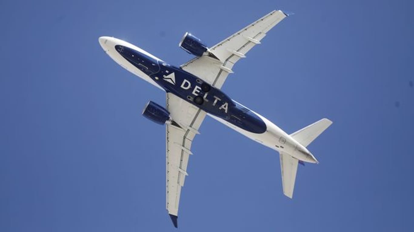 Ein Flugzeug der Fluggesellschaft Delta.