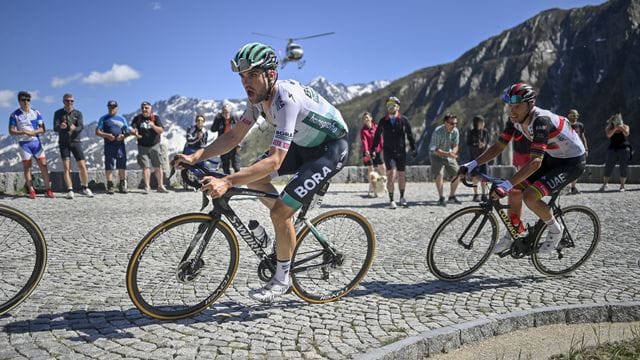 Konnte auf dem letzten Teilstück von Andermatt nach Andermatt nicht mehr aufholen: Maximilian Schachmann.