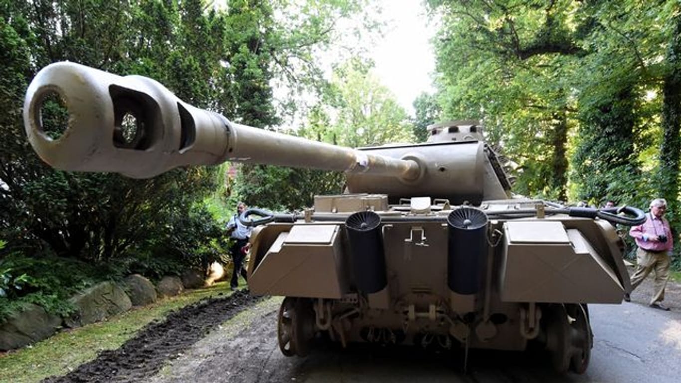 Dieser Panzerkampfwagen von Typ "Panther" wurde 2015 sichergestellt.
