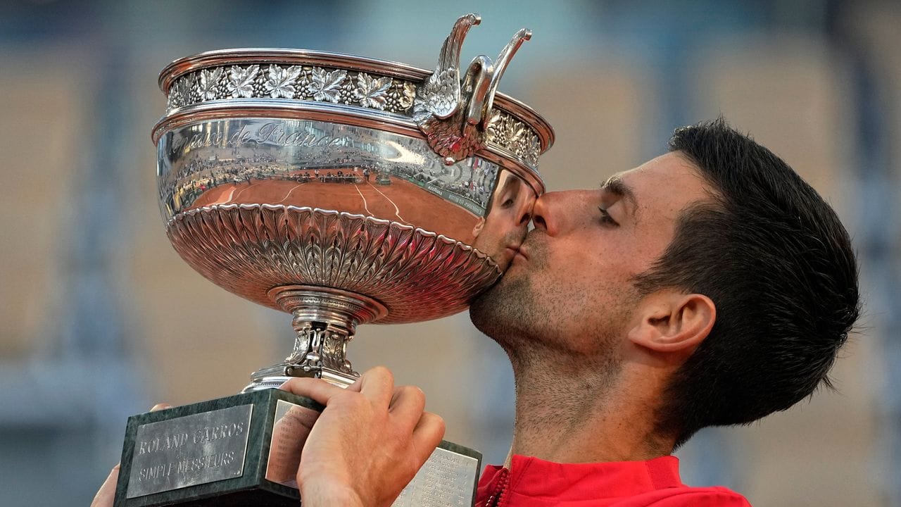 Nach dem Sieg in Paris träumt Novak Djokovic vom Golden Slam.