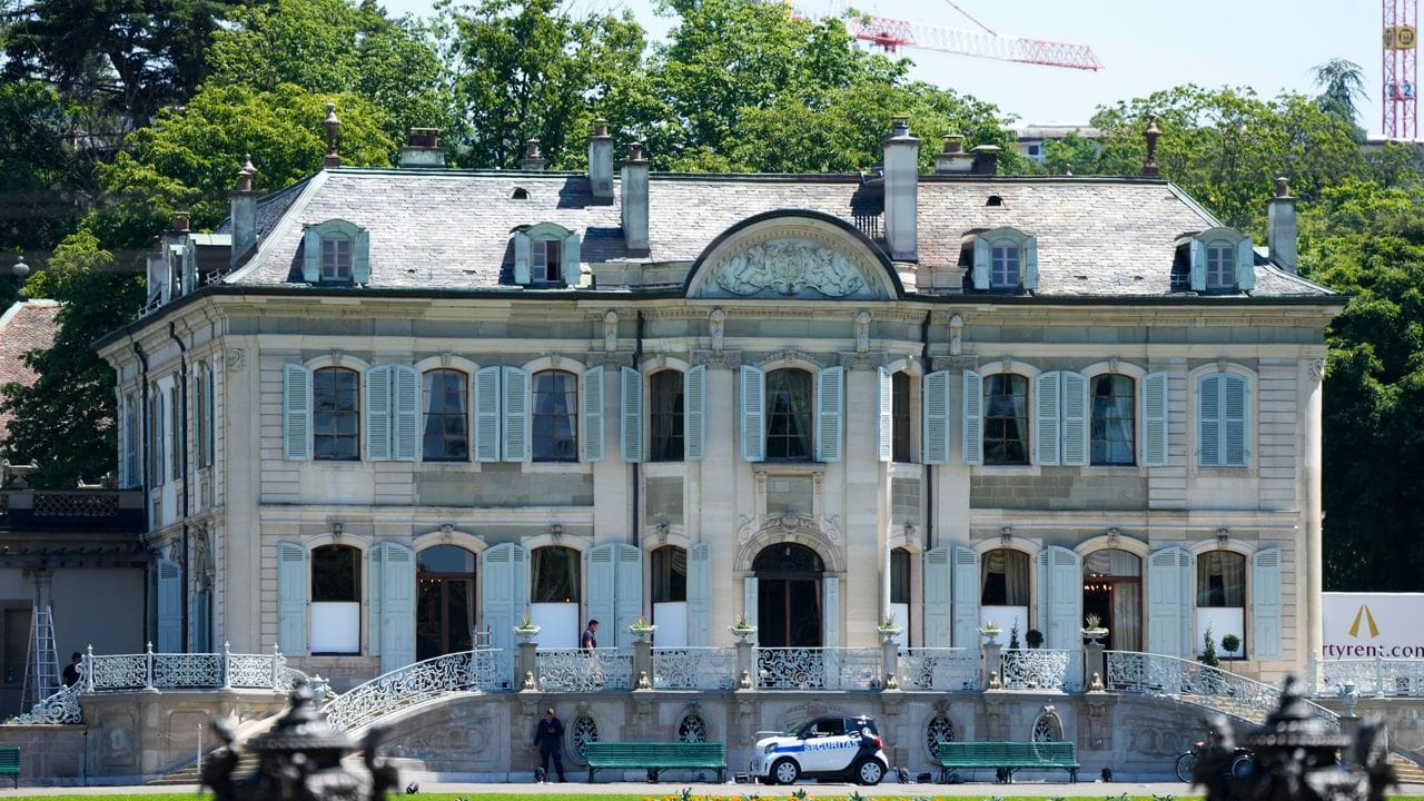 Die Villa la Grange in Genf. Die Villa la Grange in Genf.