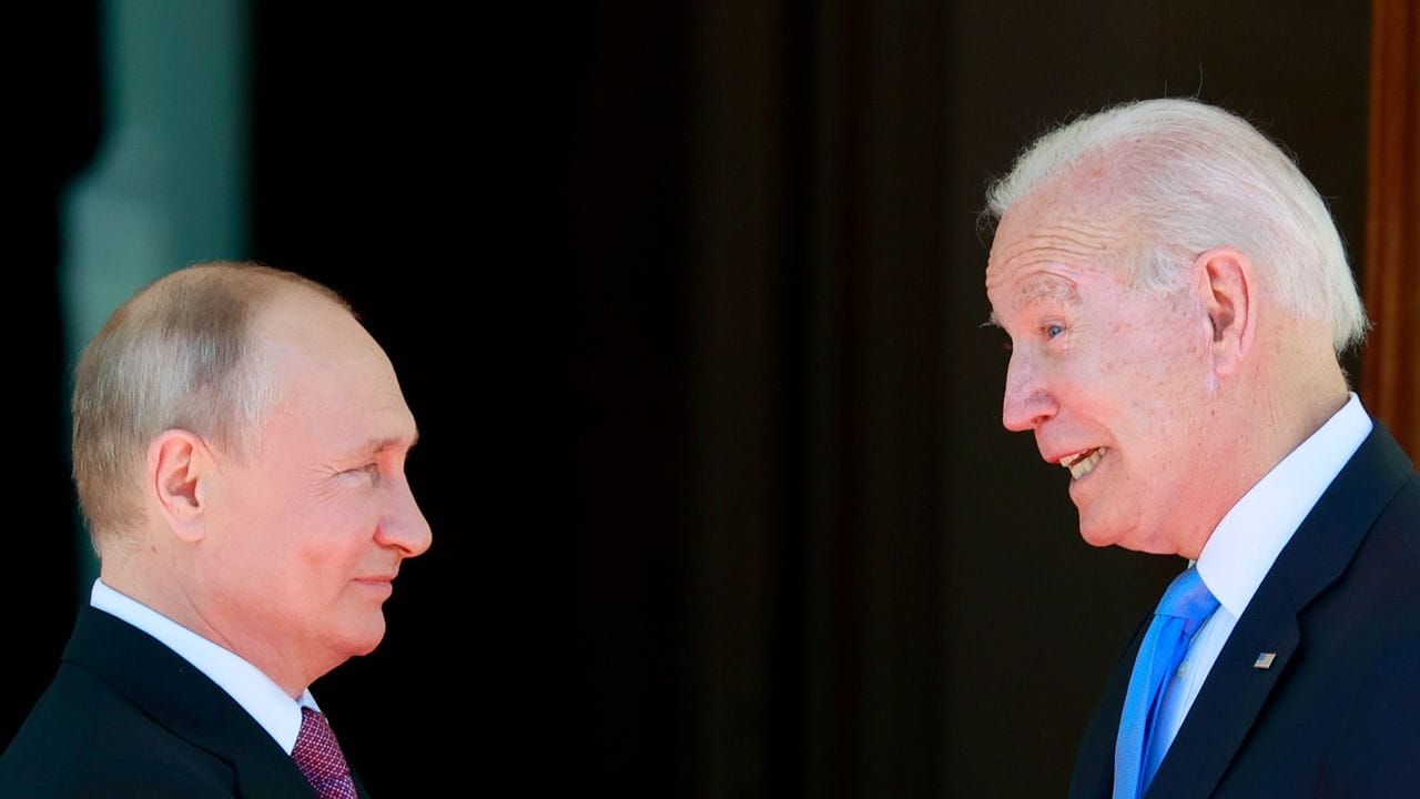 Zwei Männer, ein Treffen: Wladimir Putin und Joe Biden.