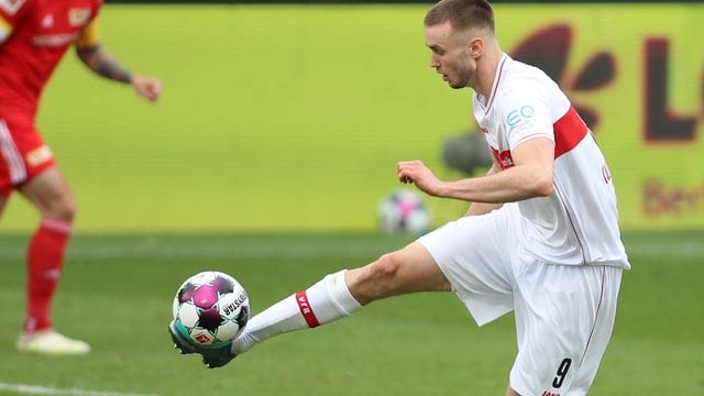 Hat das Interesse von AC Mailand geweckt: VfB-Profi Sasa Kalajdzic. Hat das Interesse von AC Mailand geweckt: VfB-Profi Sasa Kalajdzic.