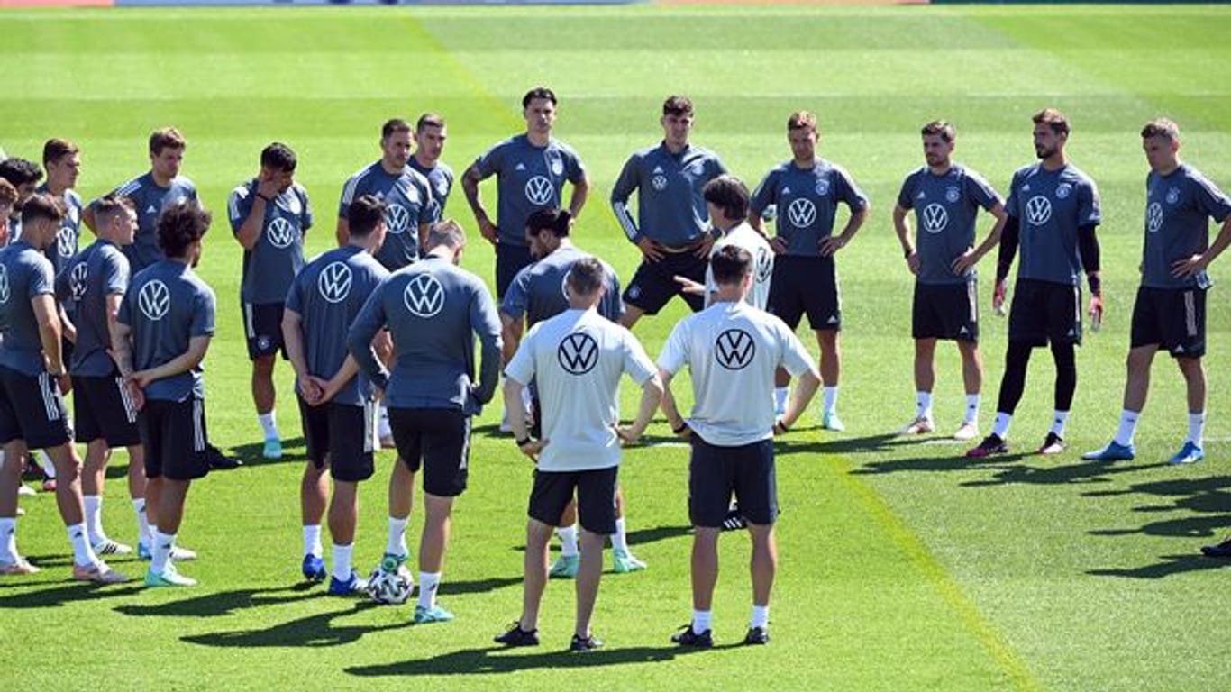 Zwei Tage vor dem Spiel gegen Portugal konnte das DFB-Team nicht in voller Mannstärke trainieren.