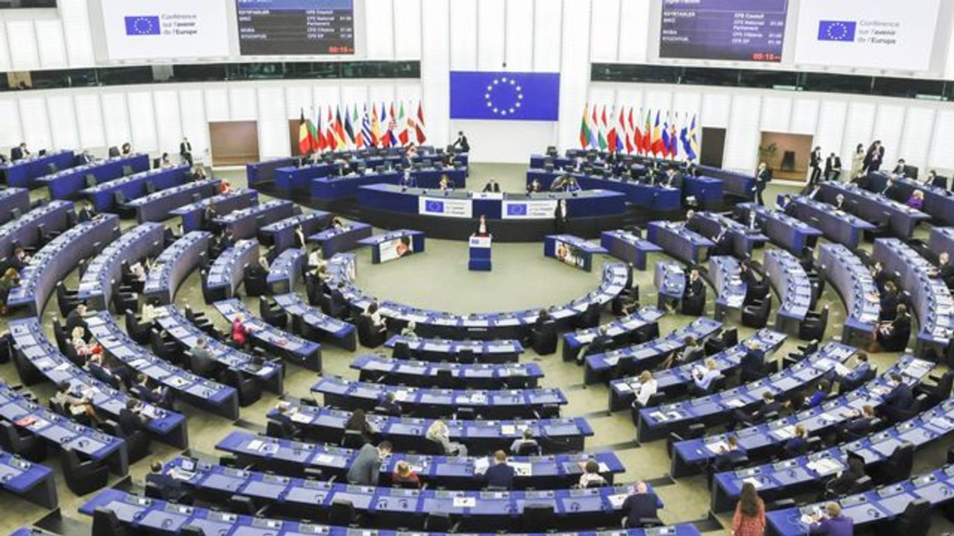 Dutzende Bürger kamen teils im Saal des Europaparlaments, teils online zugeschaltet zu Wort und nannten die für sie wichtigen Themen, etwa Klimaschutz, Migration, Arbeitsplätze, Wohlstand, freies Reisen oder Studienaustausch.