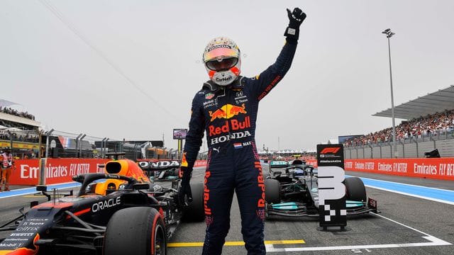 Max Verstappen sicherte sich in Le Castellet die Pole Position.