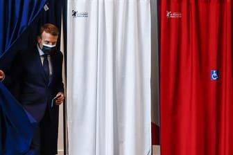 Präsident Emmanuel Macron geht als Verlierer aus der ersten Runde der Regionalwahlen hervor.
