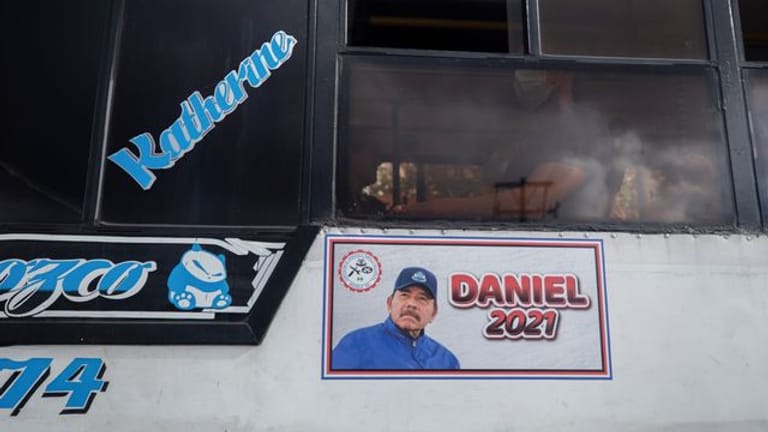Wahlwerbung für Daniel Ortega.