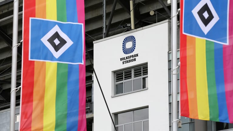 Auch der HSV beteiligte sich an der Aktion gegen Homophobie.