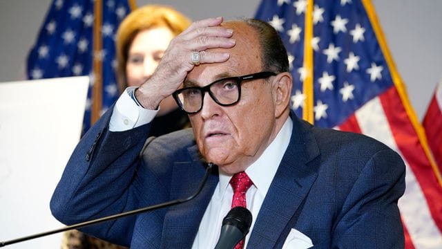 Rudy Giuliani, der ehemalige Bürgermeister von New York und Anwalt des früheren US-Präsidenten Donald Trump.