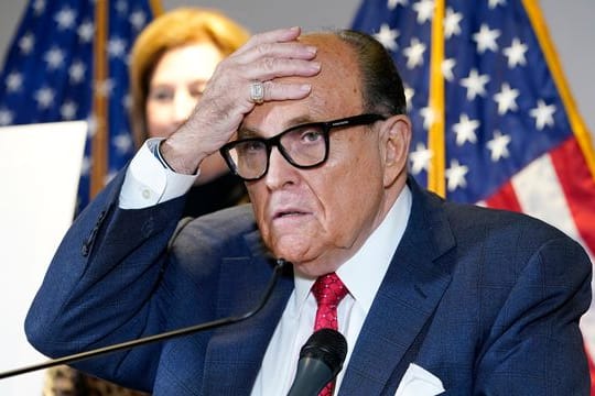 Rudy Giuliani, der ehemalige Bürgermeister von New York und Anwalt des früheren US-Präsidenten Donald Trump.