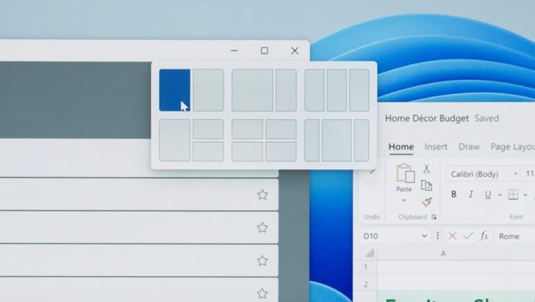 Eine besondere Neuerung ist die neue Snapping-Funktion: Die erlaubt es Nutzern über den Maximieren-Button, die entsprechenden Fenster mit einem Klick an einen anderen Bereich des Bildschirms zu schieben. So können Sie mehrere Fenster nach eigenen Wünschen auf dem Bildschirm anordnen.