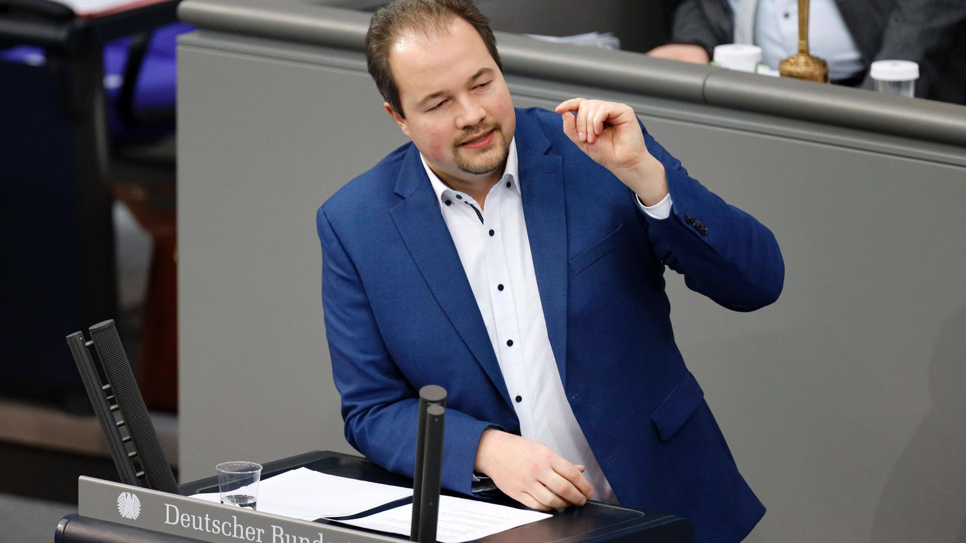 Martin Sichert (AfD) in der 209. Sitzung des Deutschen Bundestages (Archivbild).