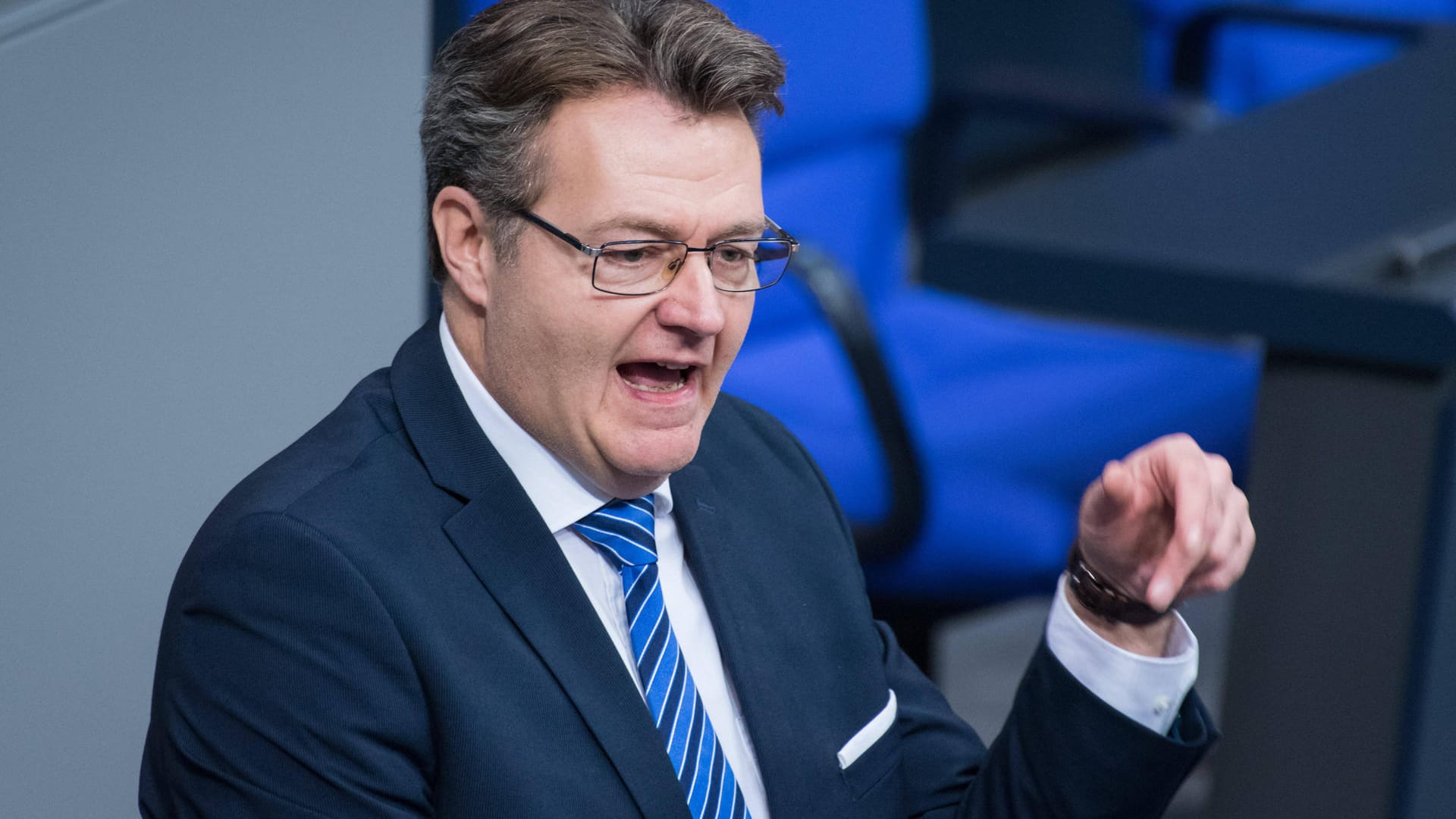 Michael Frieser von der CSU bei einer Plenarsitzung im Bundestag (Archivbild).