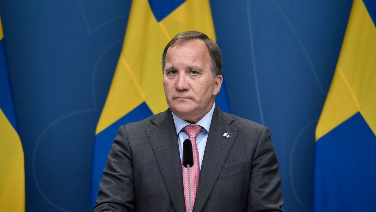 Reichte gestern seinen Rücktritt ein: Stefan Löfven. Reichte gestern seinen Rücktritt ein: Stefan Löfven.