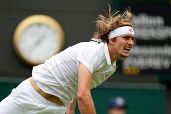 Am Donnerstag in Wimbledon gefordert: Alexander Zverev.