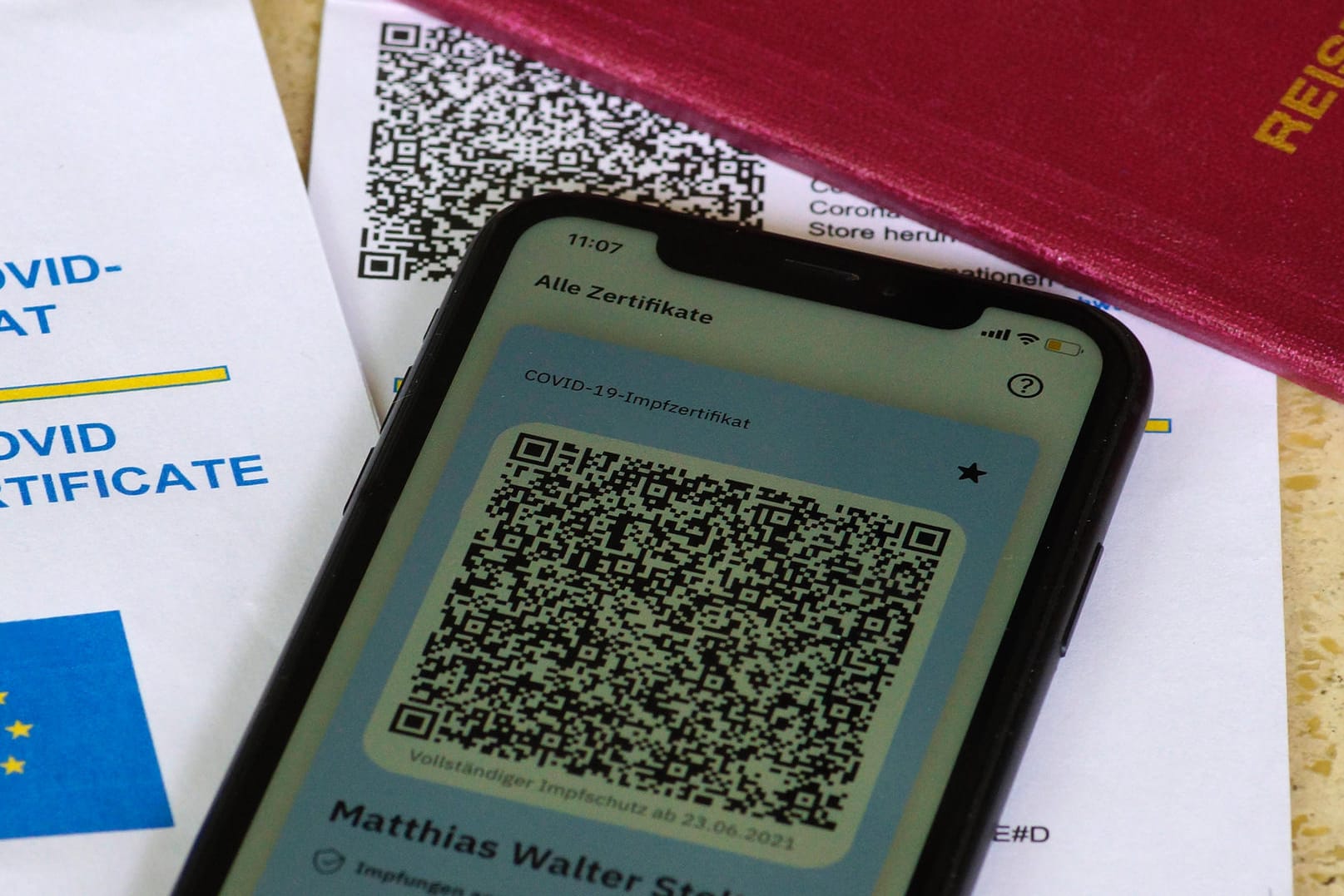 Das digitale Impfzertifikat der EU: Das Projekt ist am Donnerstag gestartet.