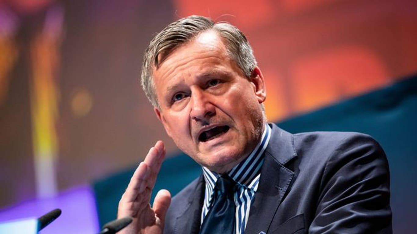 Hans-Ulrich Rülke spricht beim Landesparteitag der FDP