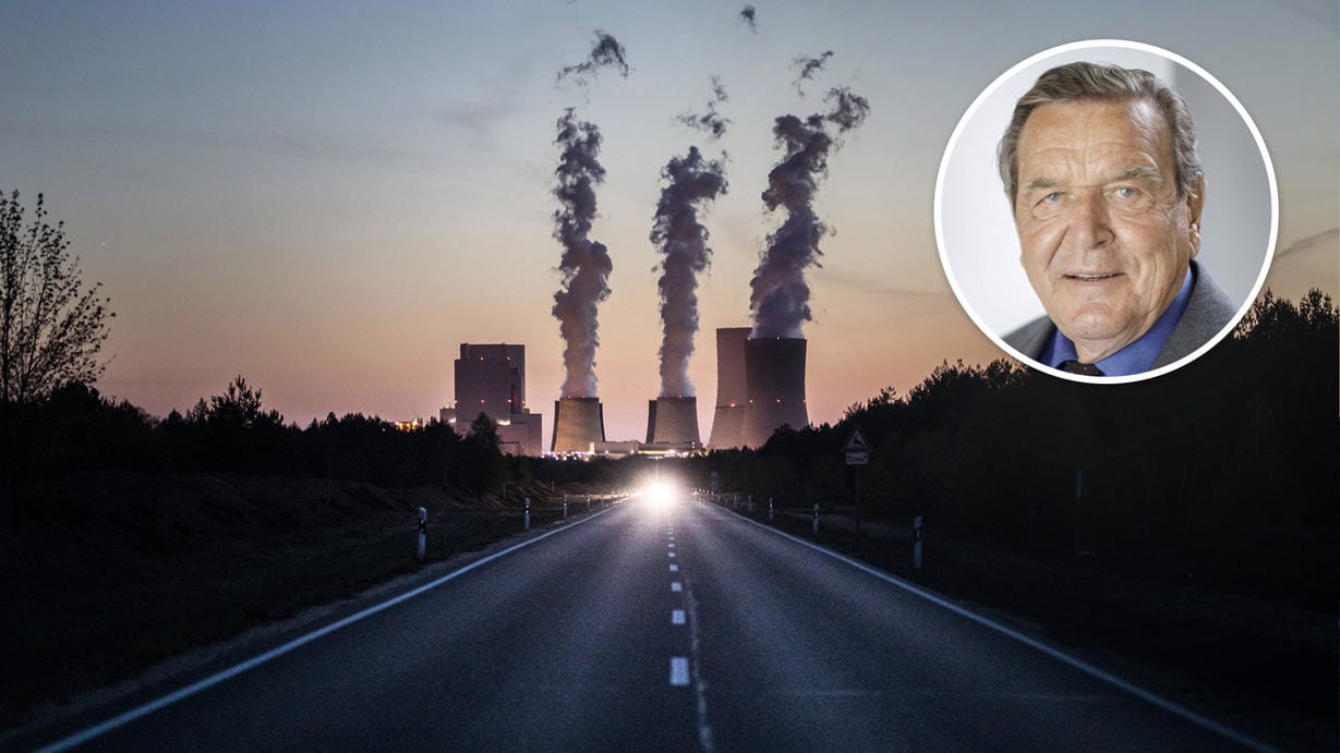 Gerhard Schröder: Der Altkanzler räumt der Wirtschaft Priorität ein, und nicht dem Klimaschutz.