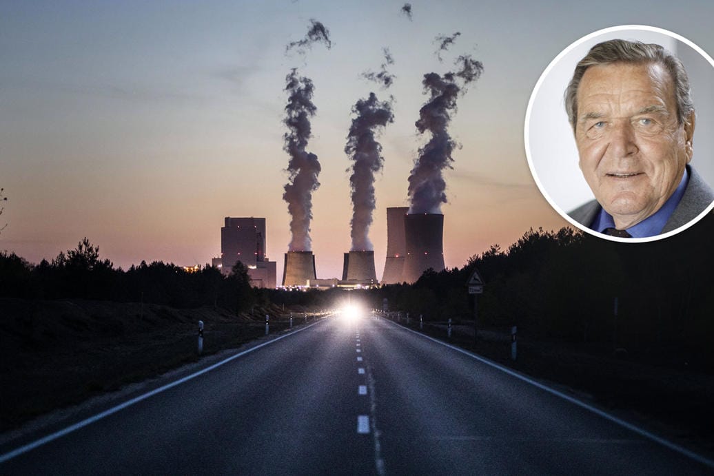 Gerhard Schröder: Der Altkanzler räumt der Wirtschaft Priorität ein, und nicht dem Klimaschutz.