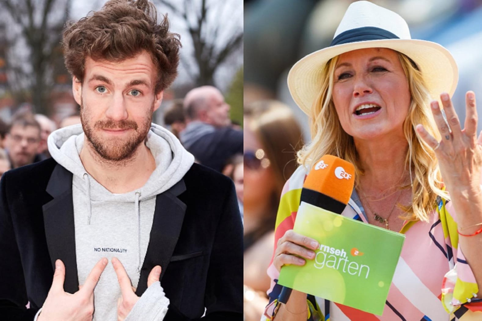 Luke Mockridge und Andrea Kiewel: Der Comedian sorgte für einen Eklat im "Fernsehgarten".